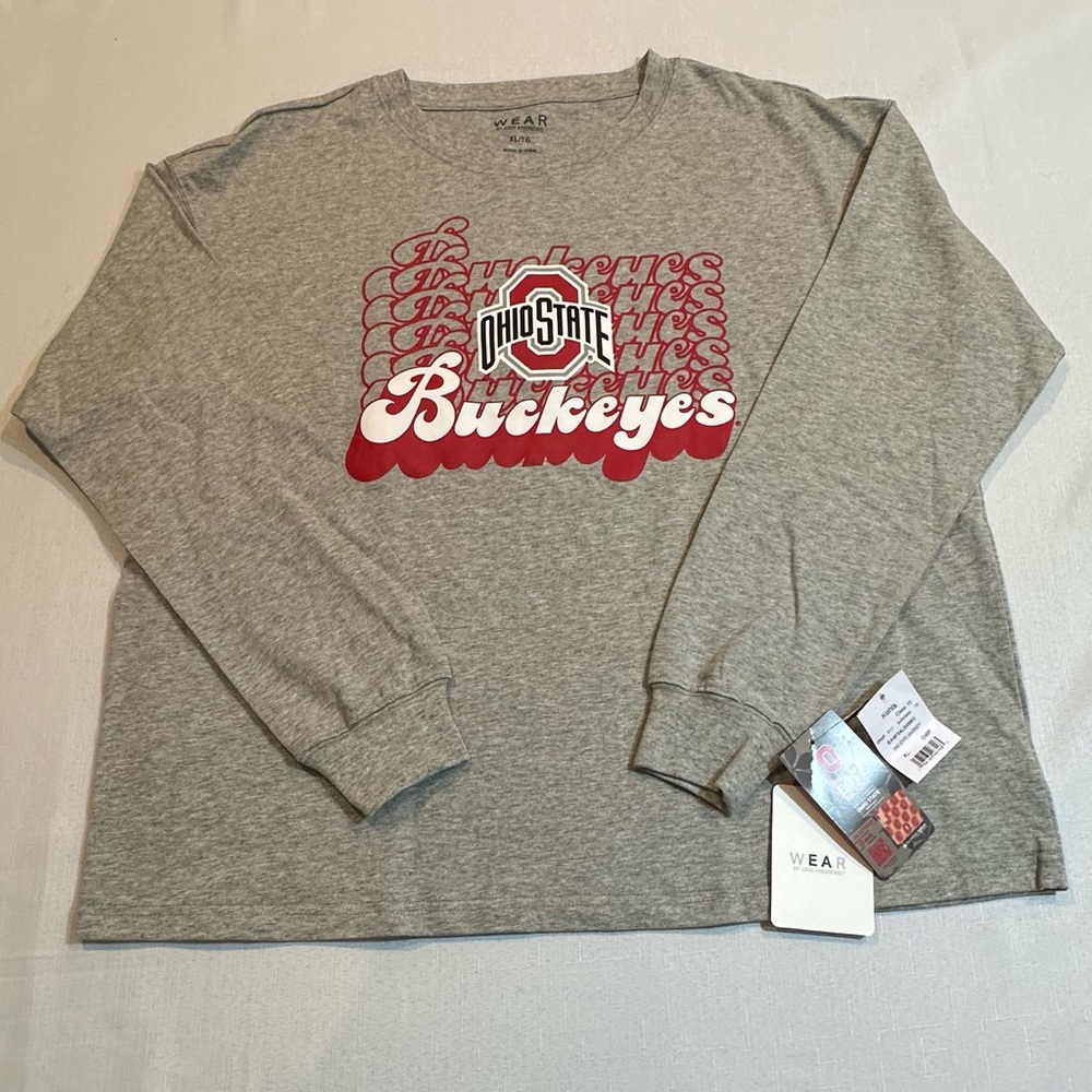 NWT Ohio State Buckeyes WEAR by Erin Andrews Women’s XL Long Sleeve Tee